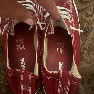 three pair of shoes cross posted